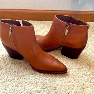 Sam Edelman Walden Ankle Bootie - Whiskey Leather - 8.5